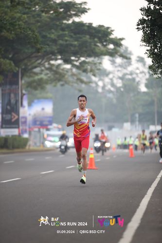 Race photo from BAF LIONS RUN 2024