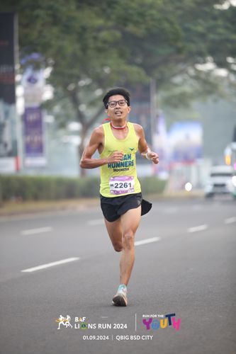Race photo from BAF LIONS RUN 2024