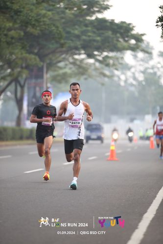 Race photo from BAF LIONS RUN 2024