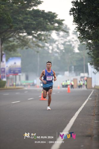 Race photo from BAF LIONS RUN 2024