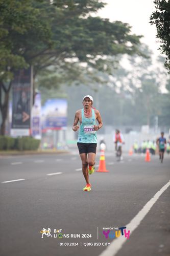Race photo from BAF LIONS RUN 2024