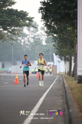 Race photo from BAF LIONS RUN 2024