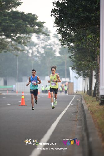 Race photo from BAF LIONS RUN 2024