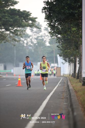 Race photo from BAF LIONS RUN 2024