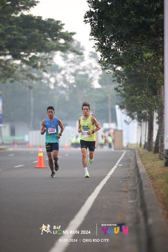 Race photo from BAF LIONS RUN 2024