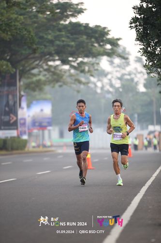 Race photo from BAF LIONS RUN 2024