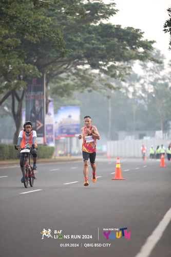 Race photo from BAF LIONS RUN 2024