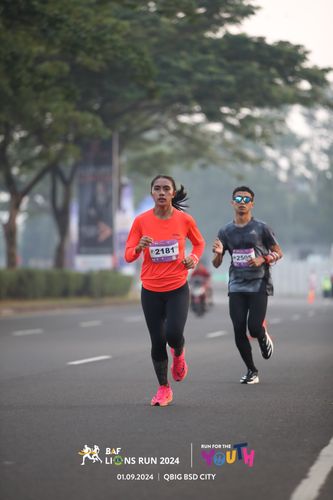 Race photo from BAF LIONS RUN 2024
