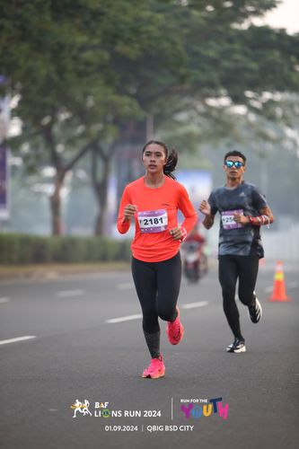 Race photo from BAF LIONS RUN 2024