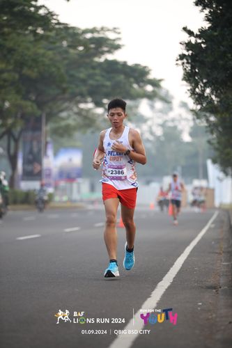 Race photo from BAF LIONS RUN 2024