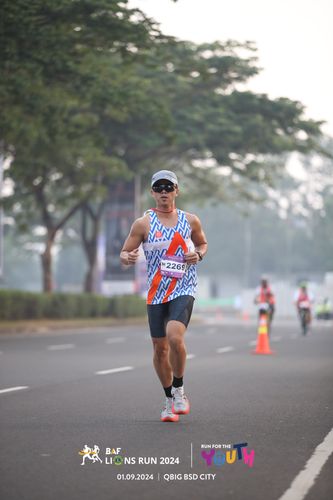 Race photo from BAF LIONS RUN 2024