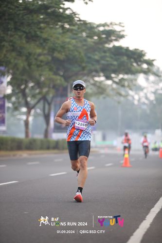 Race photo from BAF LIONS RUN 2024