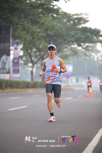 Race photo from BAF LIONS RUN 2024