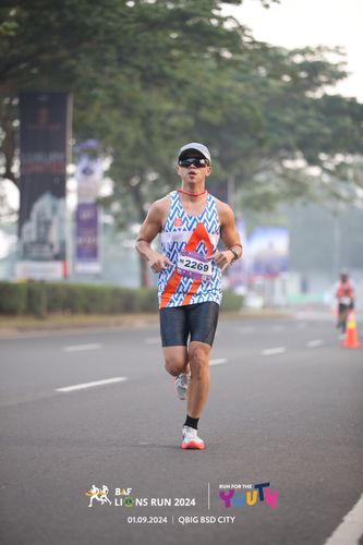 Race photo from BAF LIONS RUN 2024