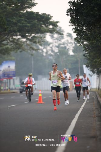 Race photo from BAF LIONS RUN 2024