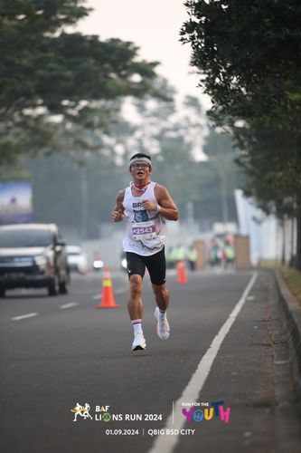 Race photo from BAF LIONS RUN 2024