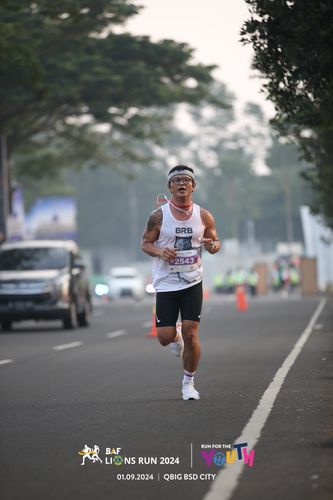 Race photo from BAF LIONS RUN 2024