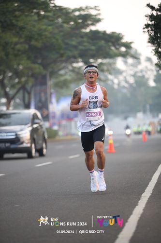 Race photo from BAF LIONS RUN 2024