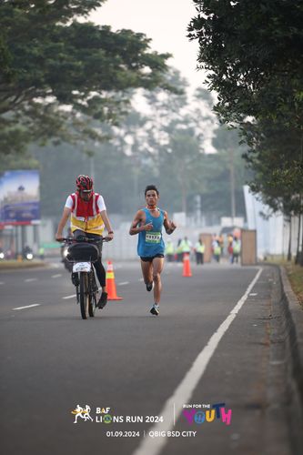 Race photo from BAF LIONS RUN 2024
