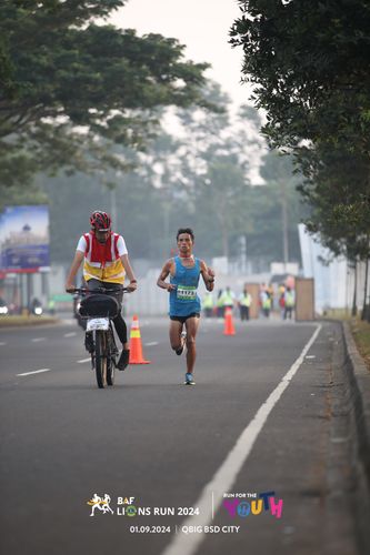 Race photo from BAF LIONS RUN 2024