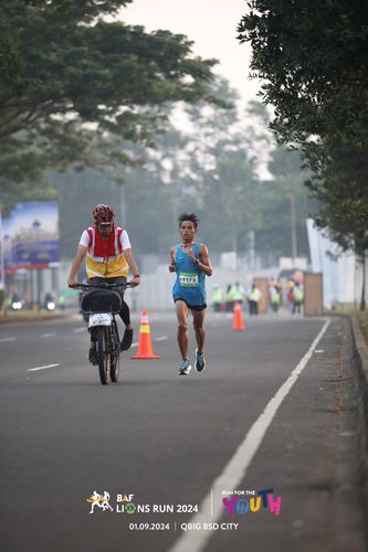 Race photo from BAF LIONS RUN 2024