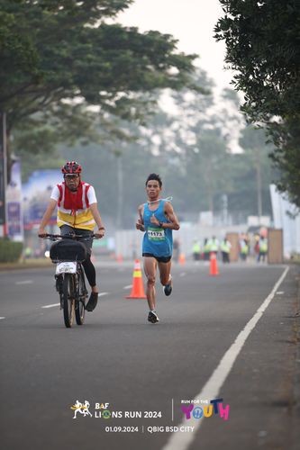 Race photo from BAF LIONS RUN 2024