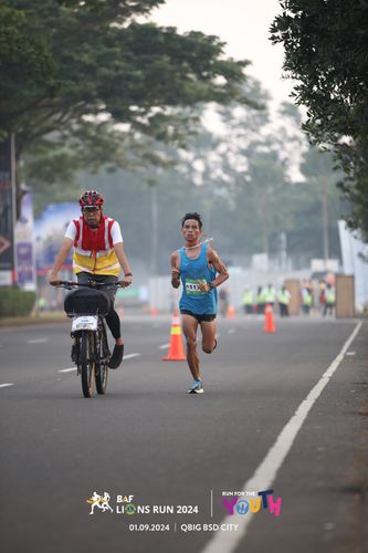 Race photo from BAF LIONS RUN 2024