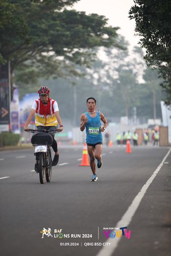 Race photo from BAF LIONS RUN 2024