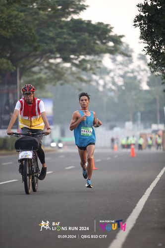 Race photo from BAF LIONS RUN 2024