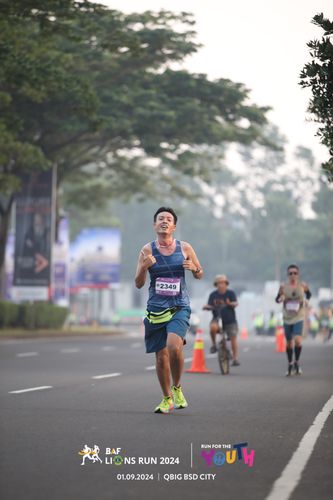 Race photo from BAF LIONS RUN 2024