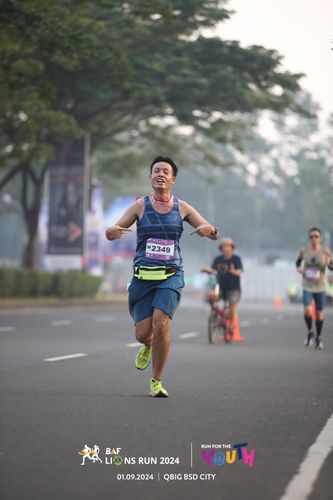 Race photo from BAF LIONS RUN 2024