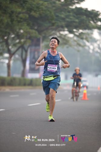 Race photo from BAF LIONS RUN 2024