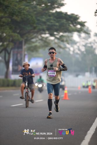 Race photo from BAF LIONS RUN 2024
