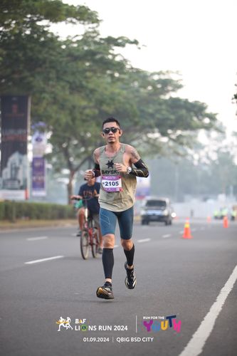 Race photo from BAF LIONS RUN 2024