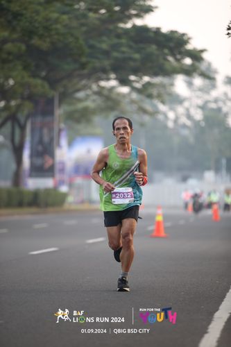 Race photo from BAF LIONS RUN 2024