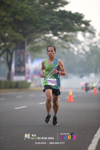 Race photo from BAF LIONS RUN 2024