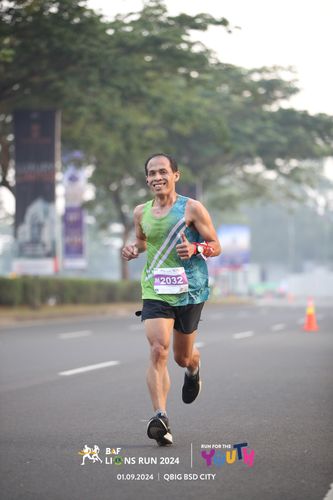 Race photo from BAF LIONS RUN 2024