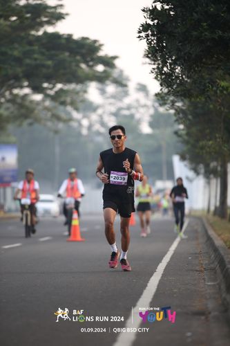 Race photo from BAF LIONS RUN 2024