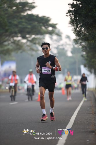 Race photo from BAF LIONS RUN 2024