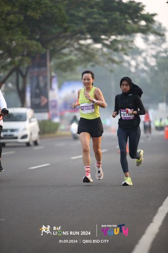 Race photo from BAF LIONS RUN 2024