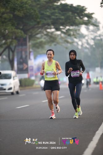 Race photo from BAF LIONS RUN 2024