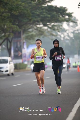 Race photo from BAF LIONS RUN 2024