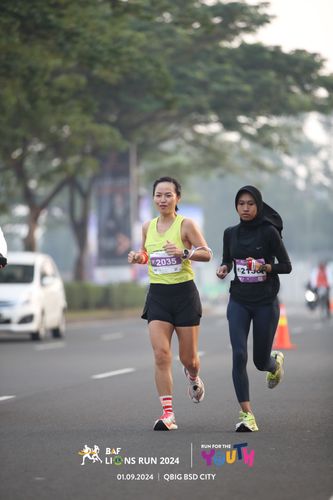 Race photo from BAF LIONS RUN 2024