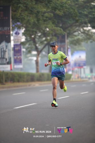 Race photo from BAF LIONS RUN 2024