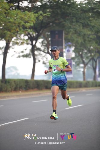 Race photo from BAF LIONS RUN 2024