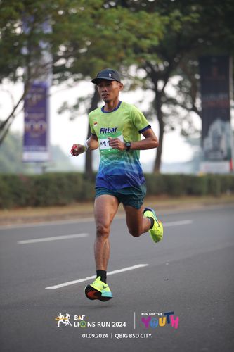Race photo from BAF LIONS RUN 2024