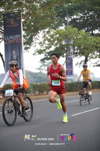 Race photo from BAF LIONS RUN 2024
