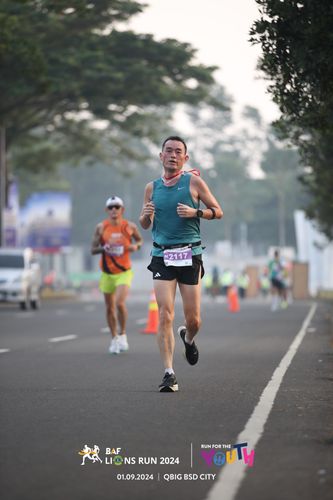 Race photo from BAF LIONS RUN 2024