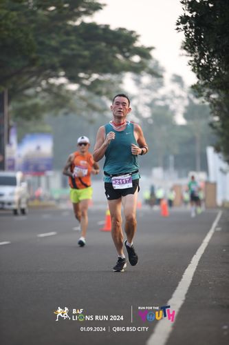 Race photo from BAF LIONS RUN 2024