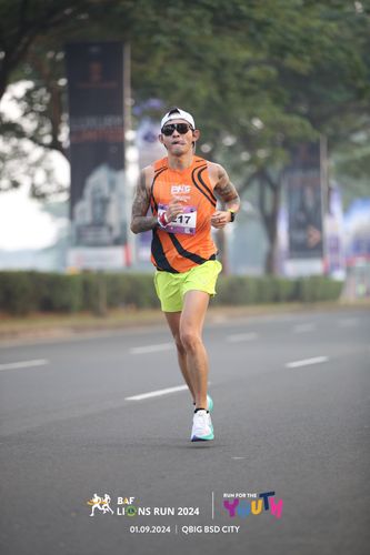 Race photo from BAF LIONS RUN 2024
